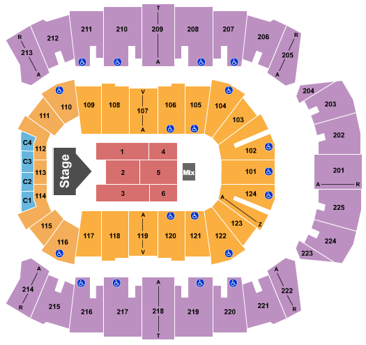 Brookshire Grocery Arena Jelly Roll Seating Chart